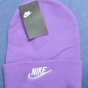 Nike Purple beanie Hat